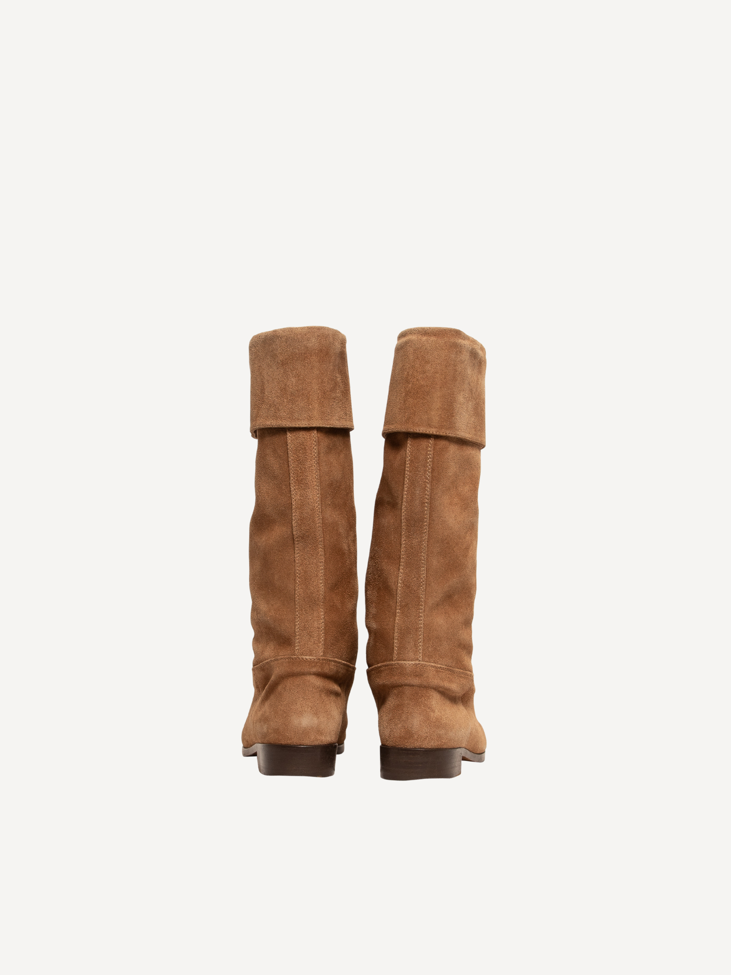 Chanel Turnlock Suede Leather Riding Tall Boots