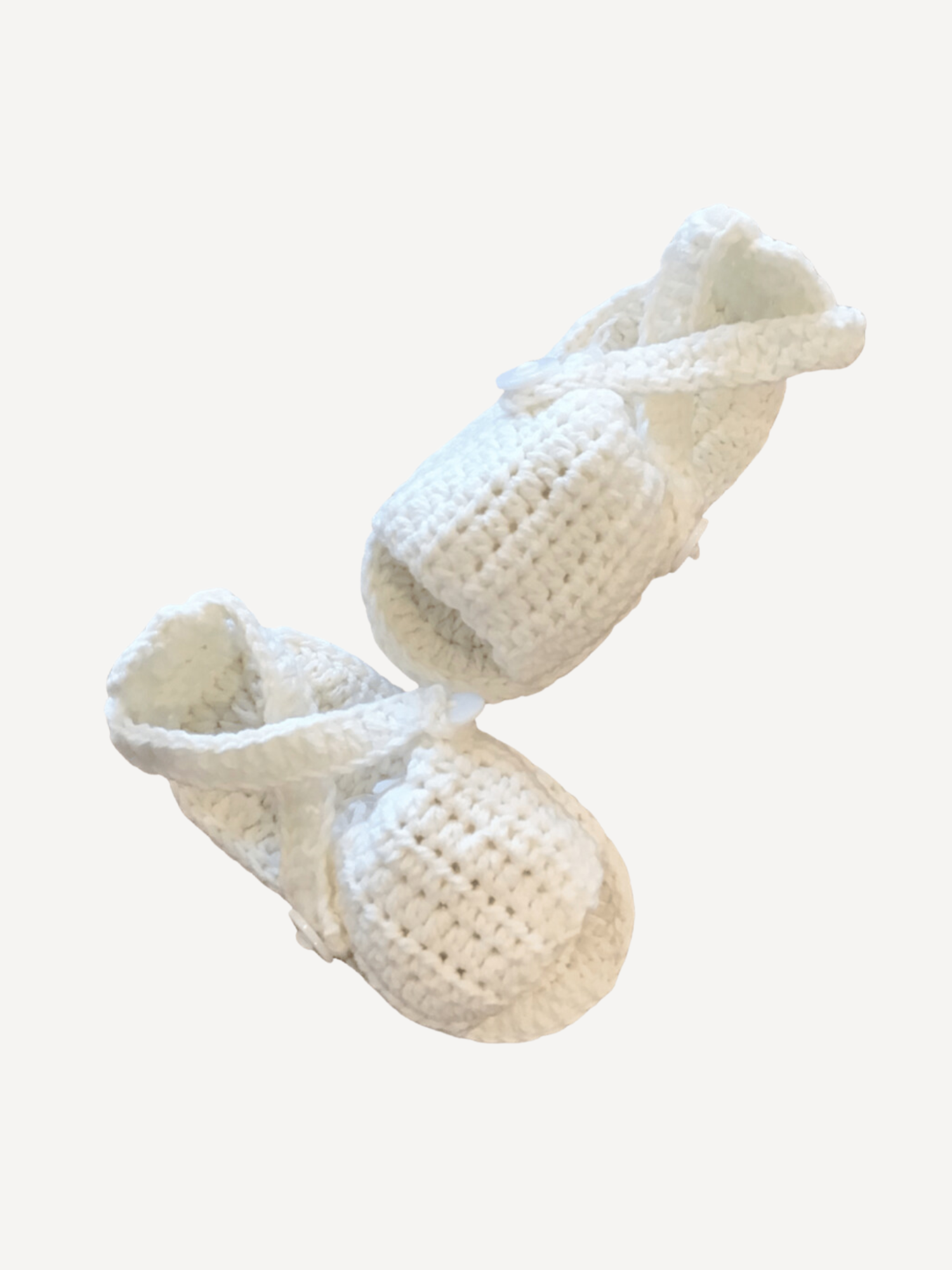 Baby Knit Sandal White