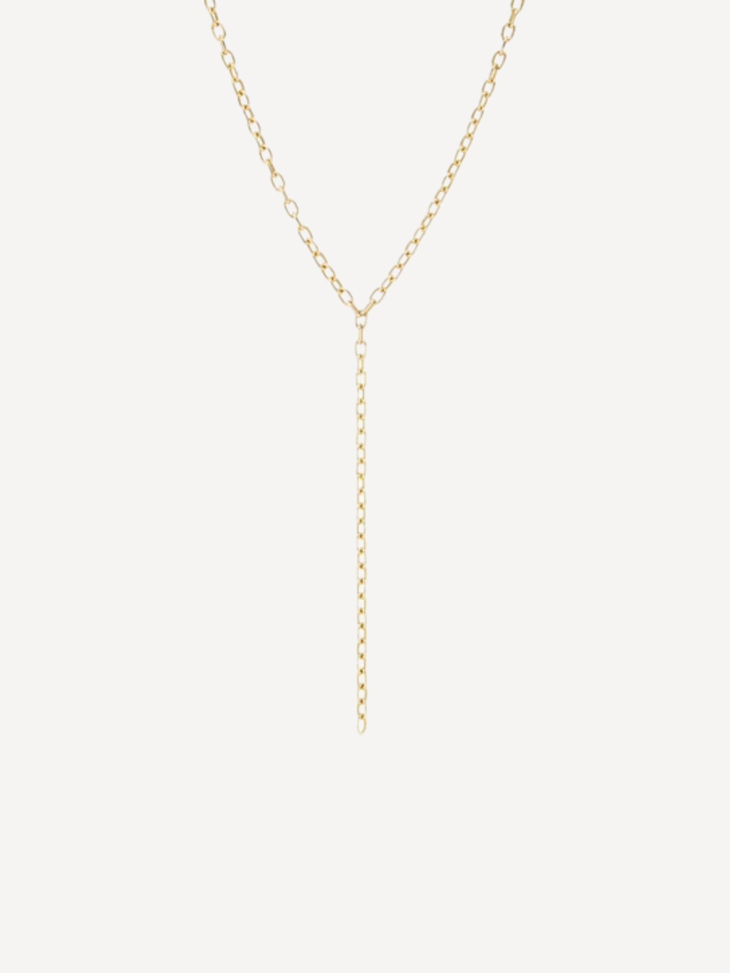 Elongated Chain Link Lariat
