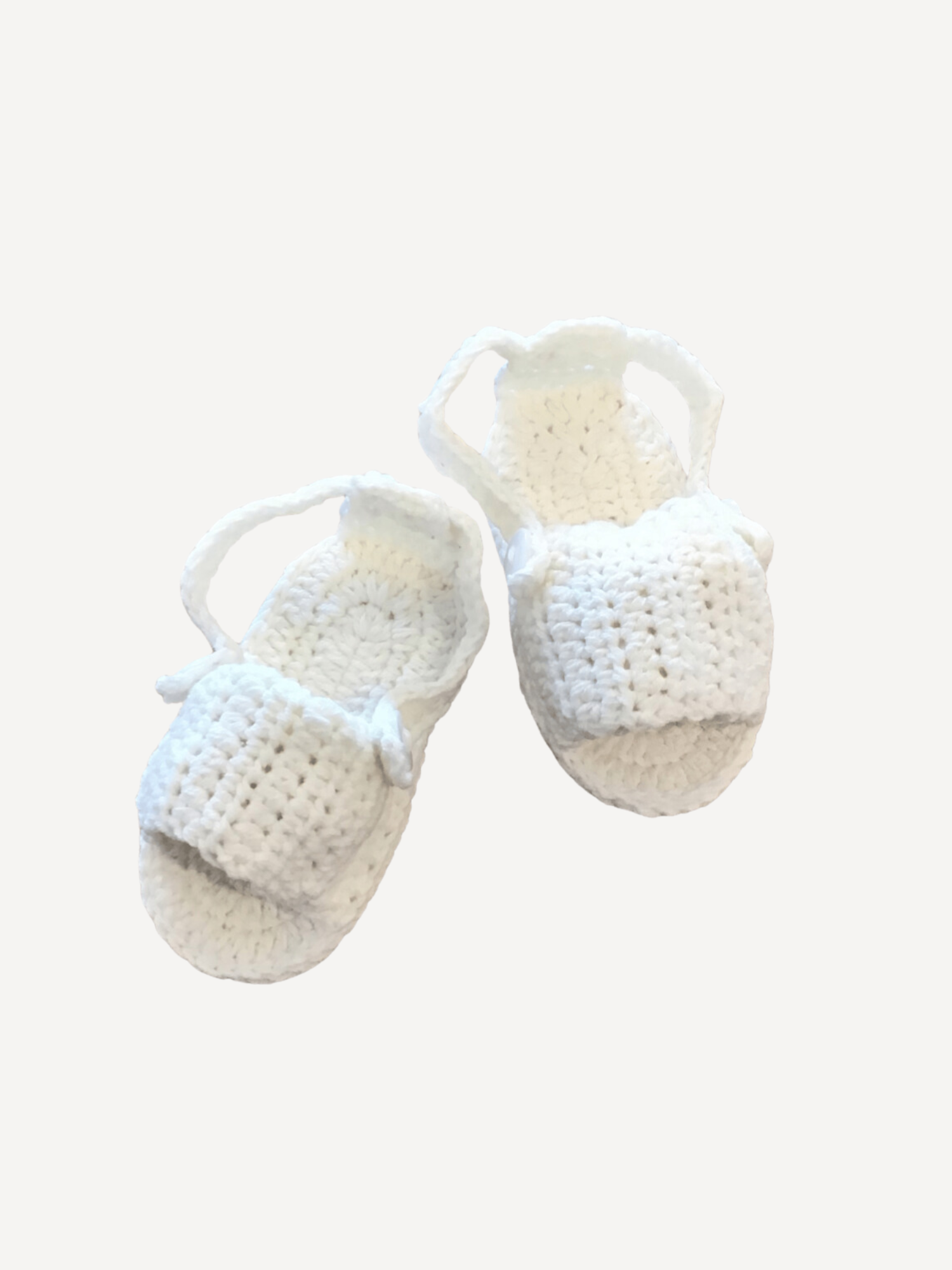 Baby Knit Sandal White