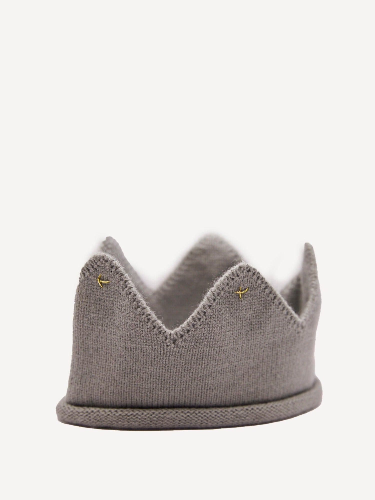 Baby Knit Crown Grey